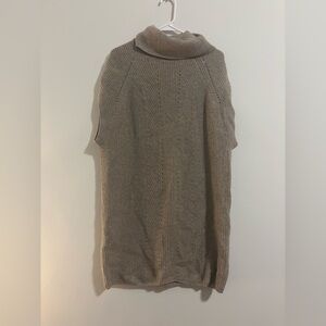 Vince Tunic Sleeveless Turtleneck Sweater Dress